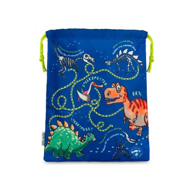 Bolsa de almuerzo infantil Dinosaurios Pepita Viajera