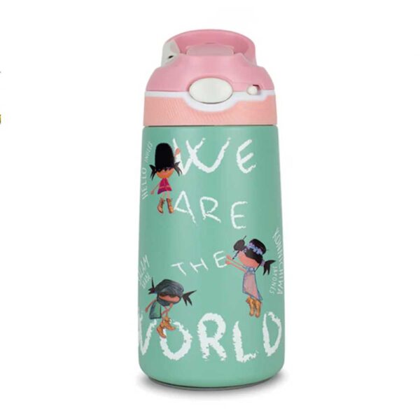 Botella infantil saludos del Mundo Pepita Viajera