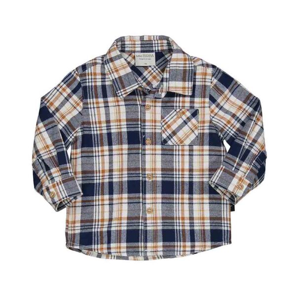Camisa para bebé tejido de cuadros Birba Trybeyond