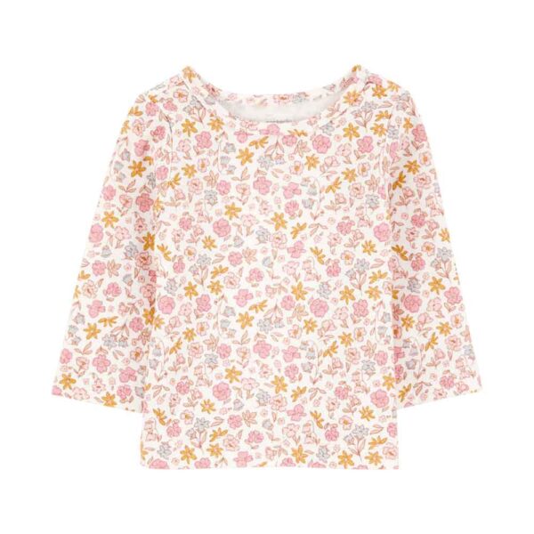 Conjunto dos piezas algodón peto y camiseta diseño conejita Carter's