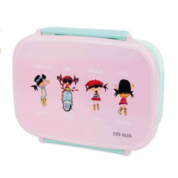 Fiambrera infantil Saludos del Mundo Pepita Viajera