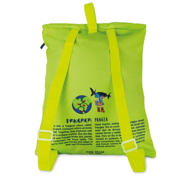 Mochila saco infantil Dinosaurios Pepita Viajera