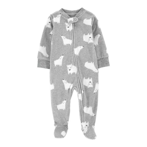 Pijama entero de micropolar diseño oso polar bebé Carter's