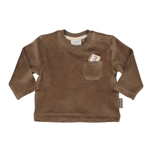 Sudadera bebé niño Carousel Nursery Brown Birba Trybeyond
