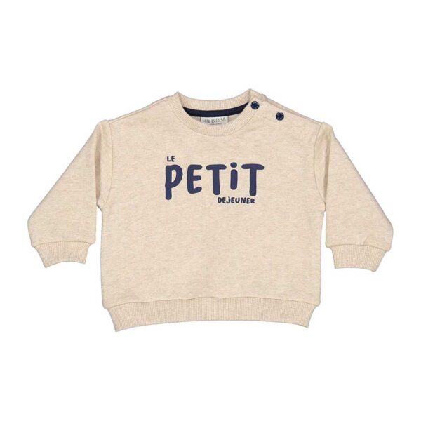 Sudadera bebé niño Croissant Nursery Le Petit Birba Trybeyond