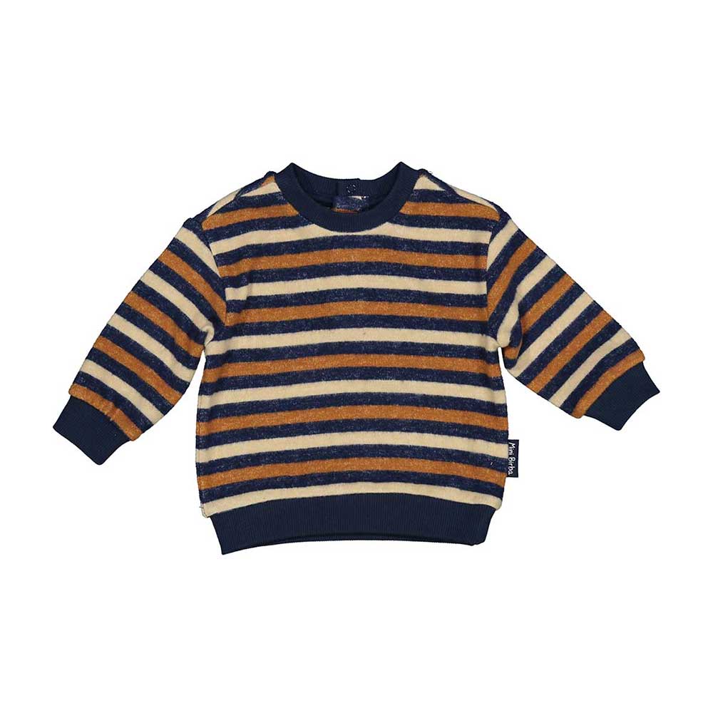Sudadera bebé niño Croissant Nursery rayas Birba Trybeyond