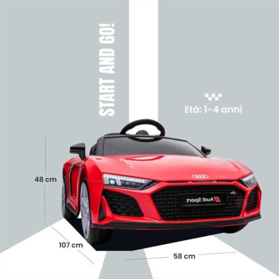 Coche Eléctrico para Niños Audi R8 Sport Baroni Home
