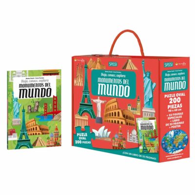 Libro Monumentos Del Mundo + Puzzle Manolito Books