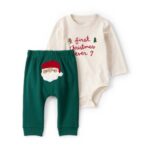 Conjunto dos piezas algodón "my first christmas" Carter's