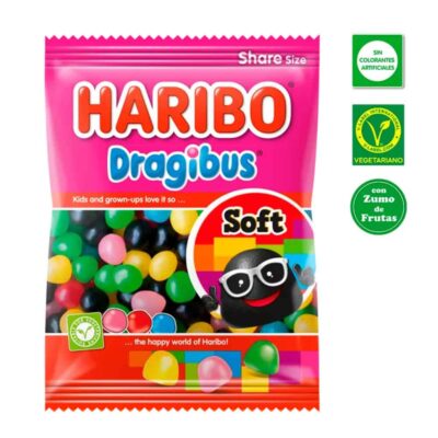 Chucherías 6528 Dragibus Soft 32B 180G Haribo