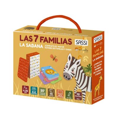 Libro + Juego Las 7 familias - La Sabana Manolito Books