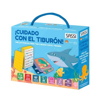 Libro y Juego ¡Cuidado con el tiburon! Manolito Books