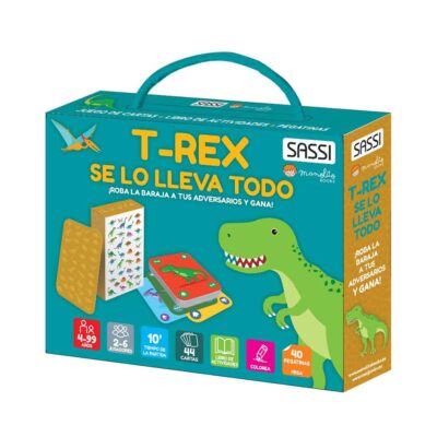 Libro y Juego T Rex Se lo lleva todo Manolito Books