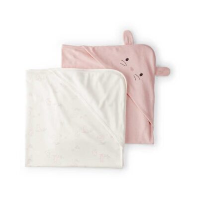Pack de 2 toallas con diseño conejita Carter's