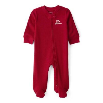 Pijama enterizo "my first christmas" Carter's