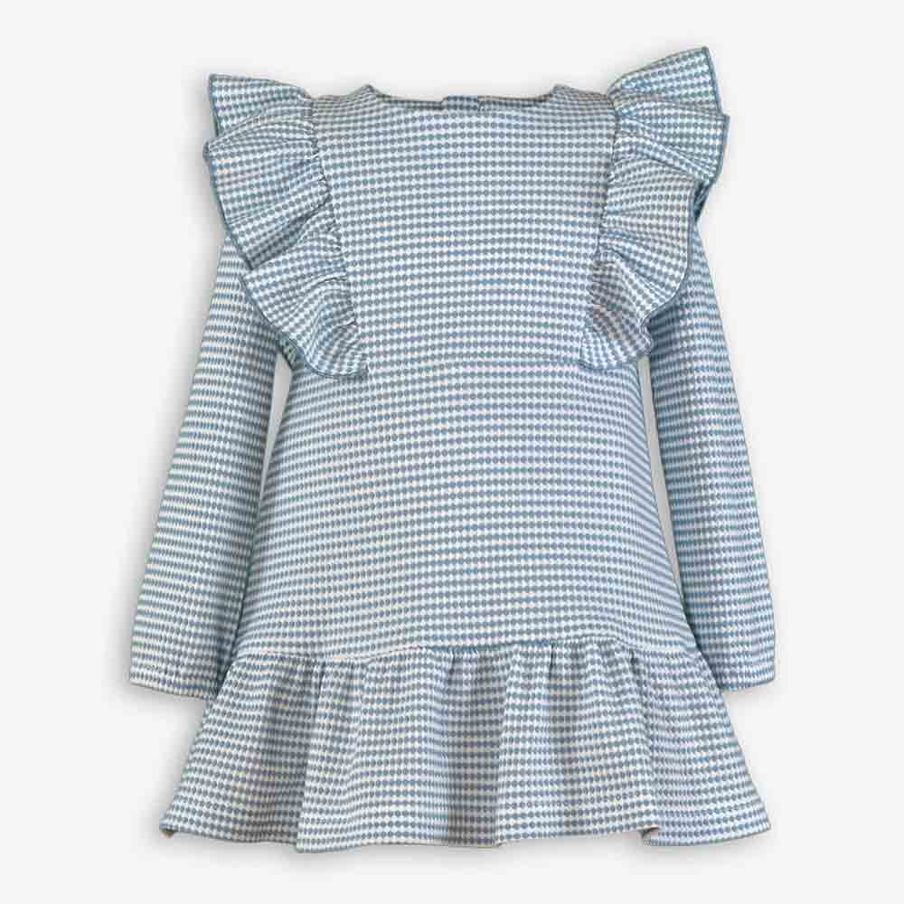 Vestido de niña azul 380620V Miranda Textil