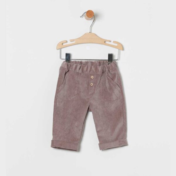 Conjunto pantalón y sudadera burdeos bebé niño Coco Acqua