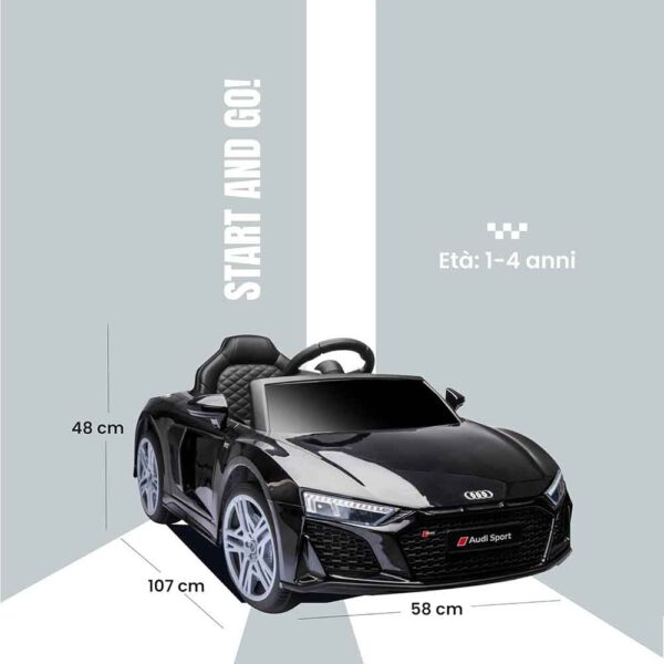 Coche Eléctrico para Niños Audi R8 Sport Baroni Toys