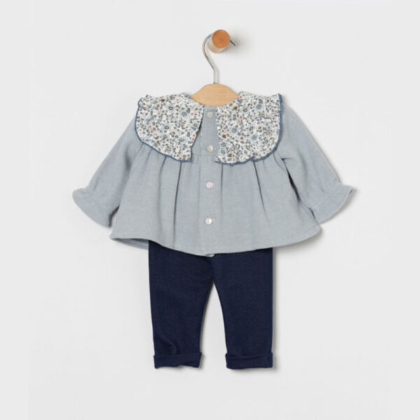 Conjunto bebé niña Leggins y Jersey Coco Acqua