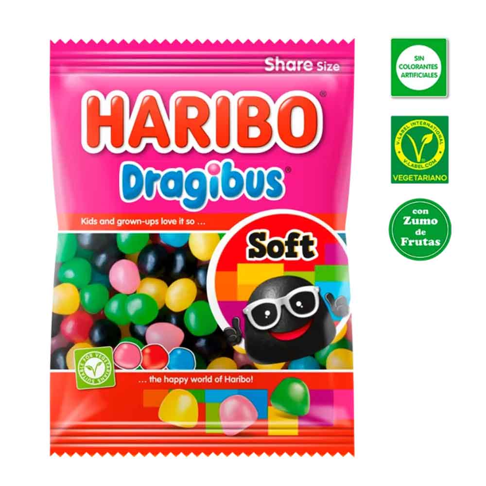 Chucherías 6528 Dragibus Soft 32B 180G Haribo