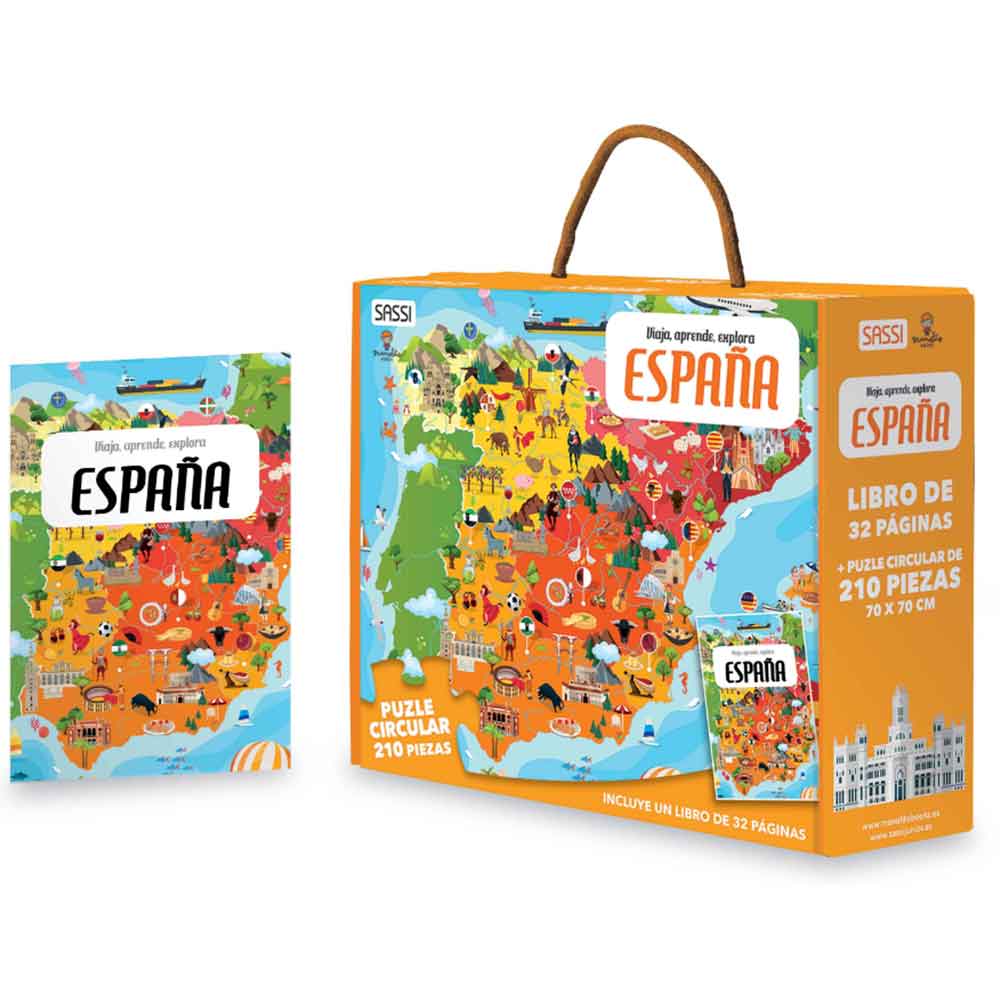 Libro España + Puzzle Manolito Books