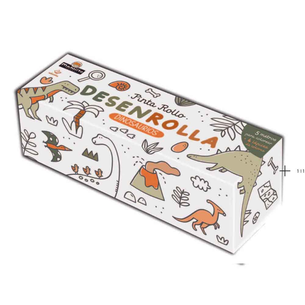 Libro Pinta rollos - Los Dinosaurios Manolito Books