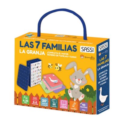Libro y juego Las 7 familias - La Granja Manolito Books