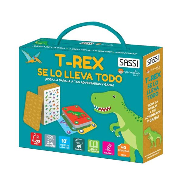Libro y Juego T Rex Se lo lleva todo Manolito Books