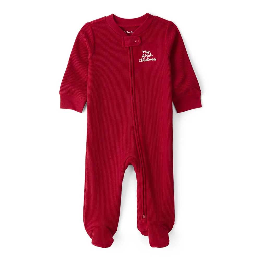 Pijama enterizo "my first christmas" Carter's