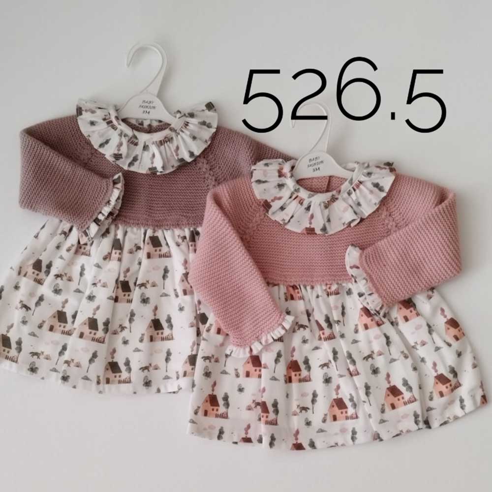 Vestido tela punto baby fashion