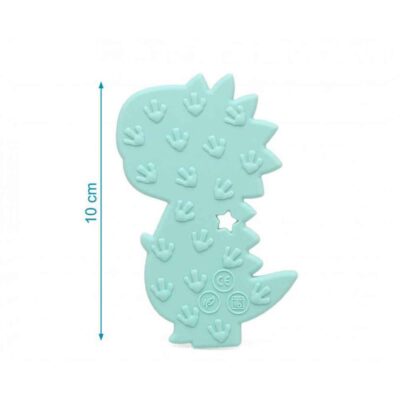 Mordedor de silicona dinosaurio 10 cm para bebé KioKids