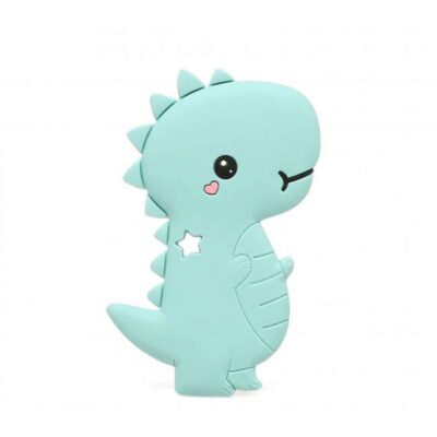 Mordedor de silicona dinosaurio 10 cm para bebé KioKids