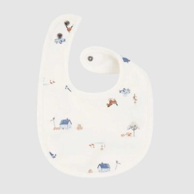 Pack tres baberos algodón diseño perro