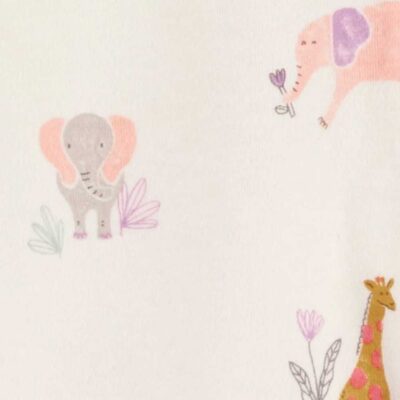 Pijama en 1 pieza de algodón con diseño animales Carter's