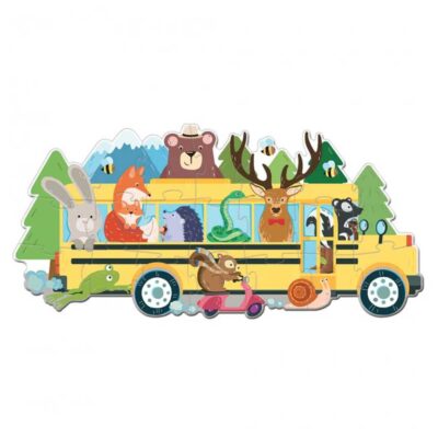 Puzzle de Viaje El Autobús de los Animales Manolito Books