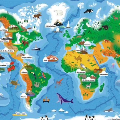 Libro-Atlas Los Volcanes Manolito Books