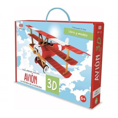Libro + Juego Avión 3D Manolito Books