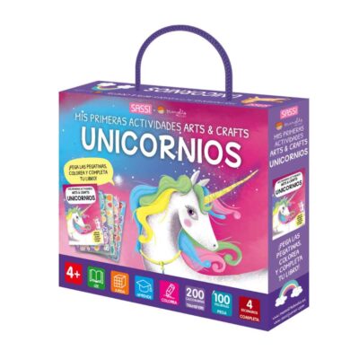 Libro + Juego Unicornios - Mis Primeras Actividades Manolito Books