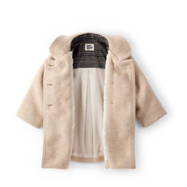 Chaqueta marrón bebé niña de fieltro de Carter's