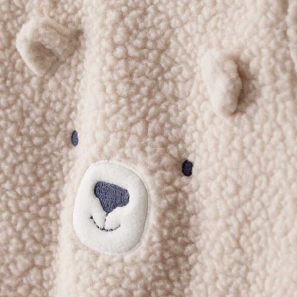 Conjunto dos piezas peto con oso y camiseta Carters