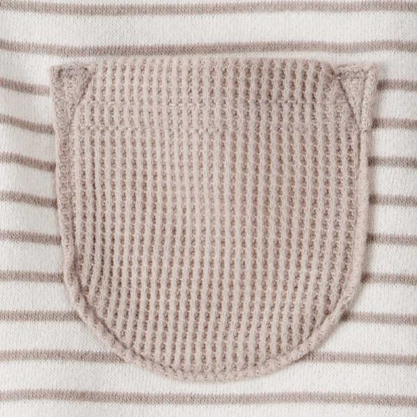 Conjunto dos piezas sudadera polar y pantalón marfil Carter's