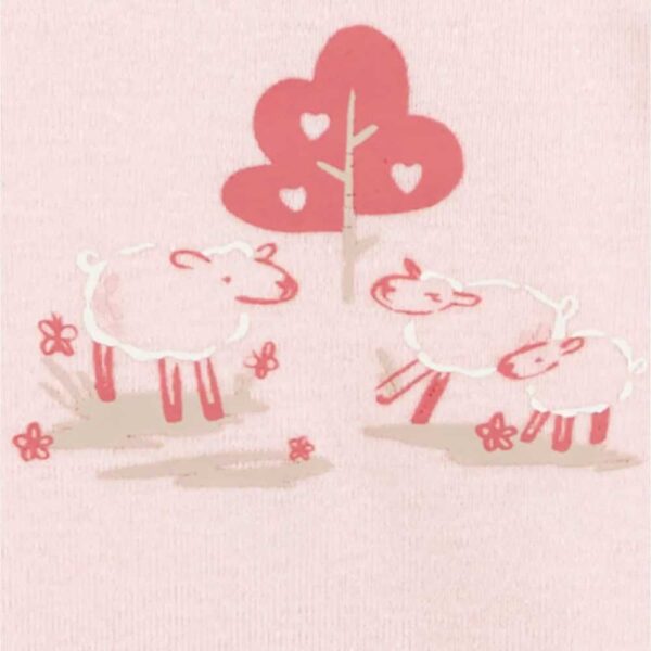 Pack de seis bodies de manga larga estampado granja Carter's