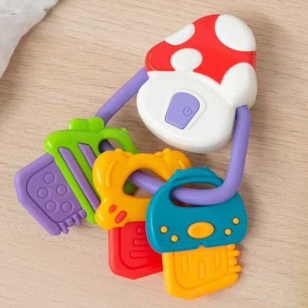 Llavero Sonajero 18X11cm mordedor musical Kiokids