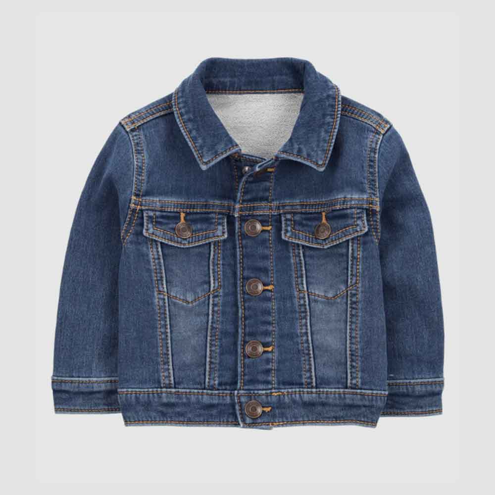 Chaqueta denim clásica con bolsillos para bebé niño Carter's