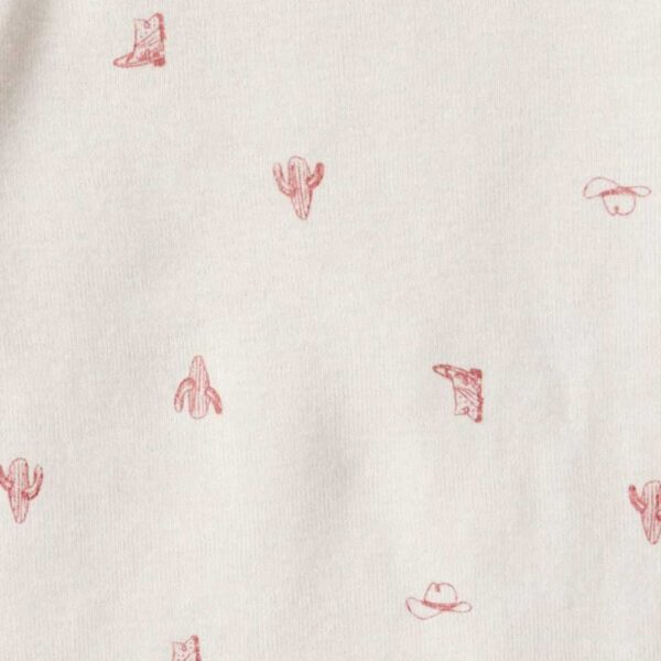 Conjunto 3 piezas cárdigan rosa de cuadros, body y pantalón Carter's