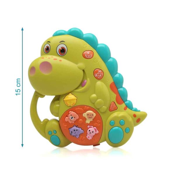 Juguete Dinosaurio musical 18x16 para bebé KioKids