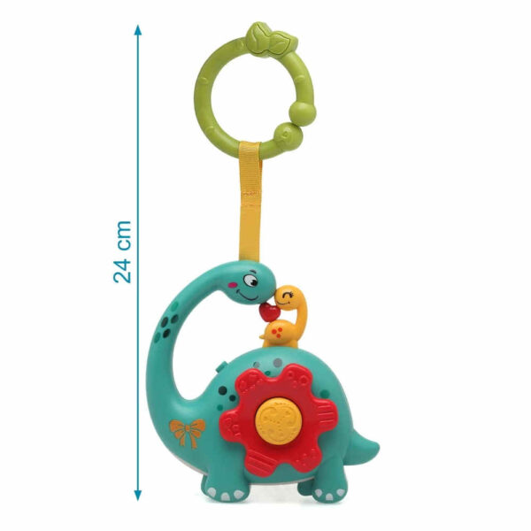 Juguete dinosaurio musical para bebé 16x15cm KioKids