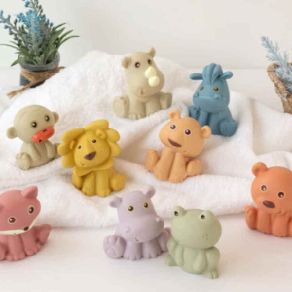 Surtido juguetes animales de baño para bebé KioKids