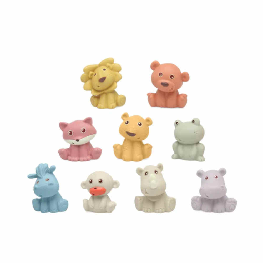 Surtido juguetes animales de baño para bebé KioKids