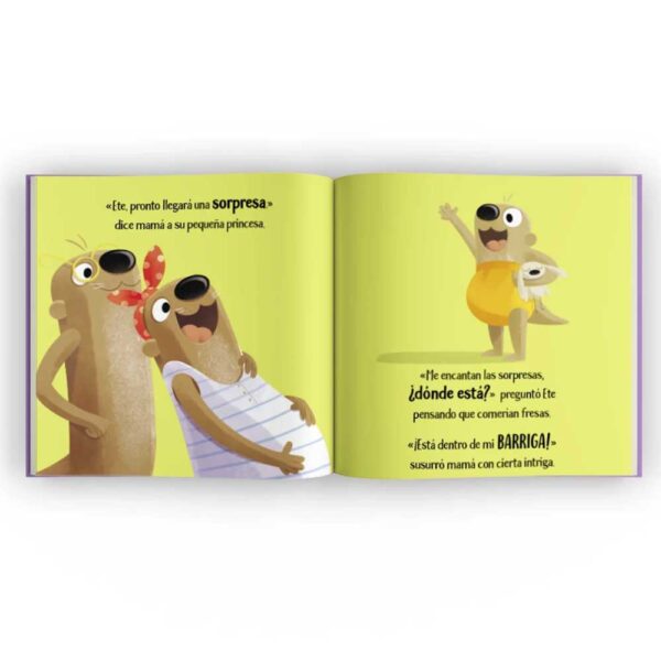 Libro La Nutria Ete espera un hermanito Manolito Books